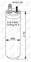 NRF 33206 - FILTRO DESHIDRAT. AUDI A4 00-