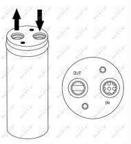 NRF 33207 - FILTRO DESHIDRAT. OPEL VAUXHALL Combo 01-