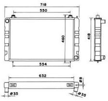 NRF 52006 - RAD. SCANIA V.I.  P,G,R,T - series (04-)