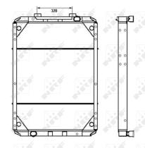 NRF 52094 - RAD. RENAULT V.I. MANAGER G / MAXTER G ( Metalico Completo )