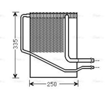 AVA QUALITY CRV126 - EVAPORADOR AUDI A6 II 05/97-