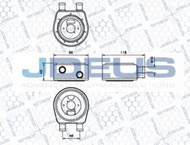 JDEUS 499M91 - REFRIG. ACEITE GRUPO VW.
