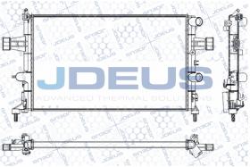 JDEUS RA0200750 - RAD. OPEL CORSA B / COMBO. 1.5D / 1.5TD / 1.7D 03.93-