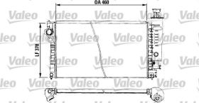VALEO 730572 - RAD. PEUGEOT 405 GLD / GRD 91