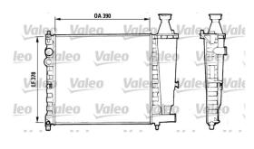 VALEO 816555 - RADIADOR RENAULT R-19 GTS/TSE A.A.