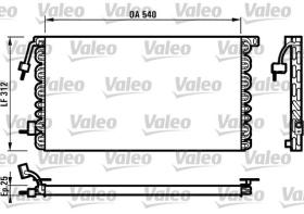 VALEO 816977 - COND. OPEL VECTRA (B) (95-01)