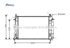 AVA QUALITY SB2026 - Radiador SKODA Fabia 1.4/1.9SDi 99-