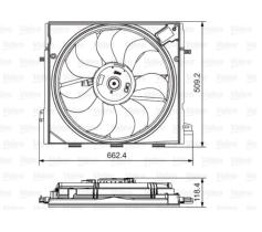 VALEO 696873 - ELECTRO-VENT-MOTOR. CITROEN C5 / PEUGEOT 508