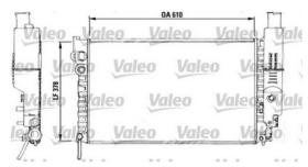 VALEO 730512 - RAD. PEUGEOT 405 GRD / SRD