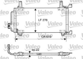 VALEO 816866 - COND. VOLVO C30, S40II, V50, C70II.