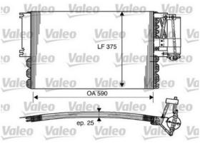 VALEO 816960 - CONDENSADOR  RENAULT 21 D R134A