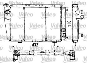 VALEO 961709 - RADIADOR OPEL KADETT E 1.6 DIESEL