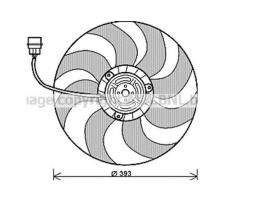 AVA QUALITY VN7526 - ELECTRO-VENT. KIA RIO I 1.3 / 1.5