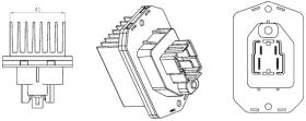 MAHLE ABR76000S - RESIST. VENT. HABITACULO. GRUPO VAG