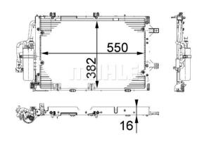 MAHLE AC335000P - COND. ROVER 75 (RJ)