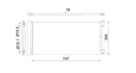 MAHLE AC925000S - COND. HYUNDAI H350 2.5 CRDi (15-)