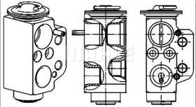 MAHLE AVE71000P - VALV. EXP. LAND ROVER DISCOVERY SPORT / VOLVO (V.MOD)