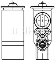 MAHLE AVE73000P - VALV. EXP. VW MULTIVAN / TRANSPORTER T5