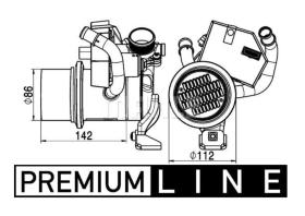 MAHLE CE5000P - ENFR. RECICLAJE GASES ESCAPE P.S.A. / FORD.