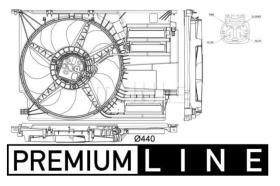 MAHLE CFF402000P - ELECTRO VENT. OPEL CORSA