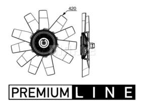 MAHLE CFF530000P - CENTRIFUGO / ASPAS VW CRAFTER (16-)