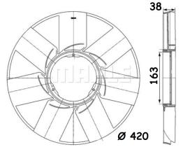 MAHLE CFW38000P - ASPAS VENT. MERCEDES-BENZ ( V.Mod ).