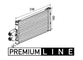 MAHLE CLC74000P - RAD. ACEITE DIRECCION GRUPO VAG / PORSCHE.