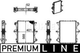 MAHLE CR1169000P - RAD. CAMION / AUTOBUS MAN TGX EURO 6 (07-21)