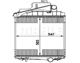 MAHLE CR1729000P - RADIADOR TURISMO FIAT PANDA