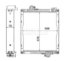 MAHLE CR217000S - RAD. MAQUINARIA JOHN DEERE 6000