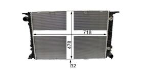 MAHLE CR2178000P - RAD. JOHN - DEERE 6010 / 6810 / 6910