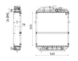 MAHLE CR2282000S - RAD. MERCEDES CLASE S (W220) S280 / S320 (98-05)