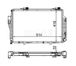 MAHLE CR307000S - RAD. BMW X1 (F48) sDrive 20 d 15- / MINI CLUBMAN (F54) 15-