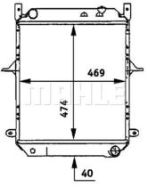 MAHLE CR721000P - RAD. MERCEDES-BENZ M-CL. (W163) (98-05)