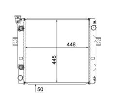 MAHLE CR869000S - RAD. NISSAN CABSTAR E - 110.35  E - 110.45  E - 120.35