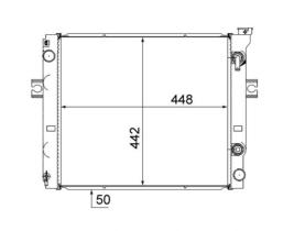 MAHLE CR882000S - RAD. FORKLIFT MITSUBISHI / CAT.