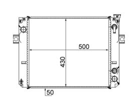 MAHLE CR888000S - RAD. FORKLIFT TOYOTA