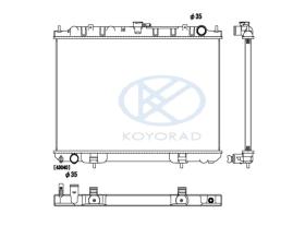 KOYO PL021931 - RAD. NISSAN Primera 2.2D* N16 / P12* 03/02-