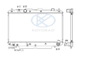 KOYO PL011814 - RAD. TOYOTA LANDCRUISER 4WD 3.0 D4D AUT. 09/02- (KDJ120).
