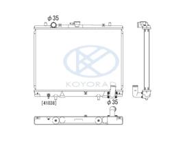 KOYO PL031878 - RAD. MITSUBISHI CANTER