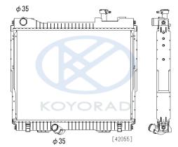 KOYO PL023261 - RAD. NISSAN Note 1.5 dCi Man +/- AC 06/13-
