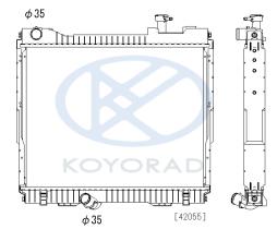 KOYO PL023261 - RAD. NISSAN CABSTAR 3.0 DCI 06-. / NT400 16-.