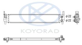 KOYO PL443513 - RAD. VAG A3 / Octavia / Golf VII 1.4i/1.6TDi/2.0 TDi 04/12-