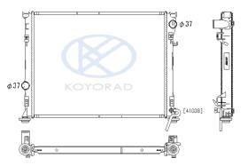 KOYO PL331812 - RAD. JEEP 4WD LIBERTY 2.4 MAN 01-