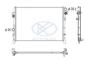 KOYO PL332247 - RAD. CHRYSLER 300 C 2.7i / 3.0 CRD 06/03-.