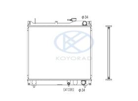 KOYO PL101339 - RAD. SUBARU Legacy IV 2.0 i * Aut. 09/03-