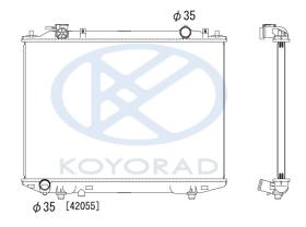 KOYO PL062893T - RAD. MAZDA 4WD CX 5 2.2 DIESEL MAN. 11/11-.