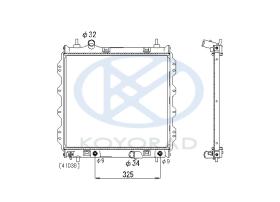 KOYO PL331575 - RAD. CHRYSLER STRATUS 2.5 AUT. 95-