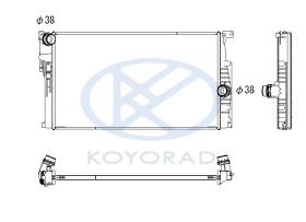 KOYO PL423272 - Rad. BMW 220i / MINI Cooper 2.0i Man. 12/13-