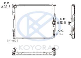 KOYO PL422086 - RAD. BMW 1 / 3 / X1 SERIES 2.0 DI M/A 08/04-